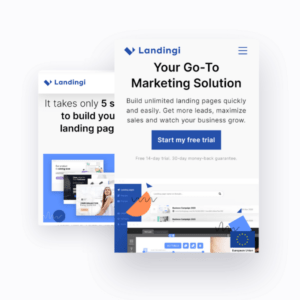 Landingi Landing Page Builder Homepage